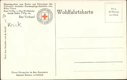 Adel Preussen Rotes-Kreuz Kronprinz Friedrich Wilhelm Soldaten / Koenigshaeuser /