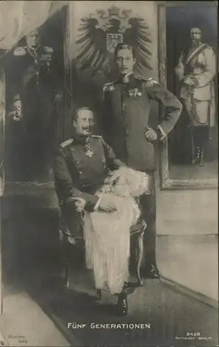 Wilhelm II Kronprinz Friedrich Wilhelm / Persoenlichkeiten /
