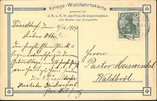 Adel Preussen Kronprinzessin Cecilie  / Koenigshaeuser /