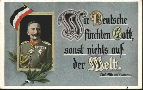 Wilhelm II Schwarz-Weiss-Rot / Persoenlichkeiten /