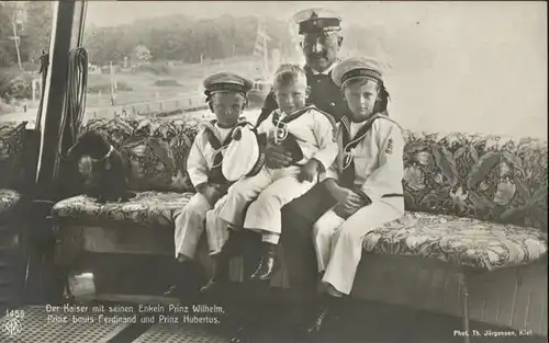 Wilhelm II Kinder Marine Enkel Prinz Wilhelm Ferdinand Hubertus / Persoenlichkeiten /