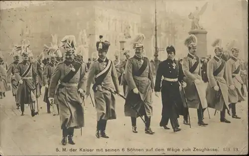 Wilhelm II Soehne Zeughaus / Persoenlichkeiten /