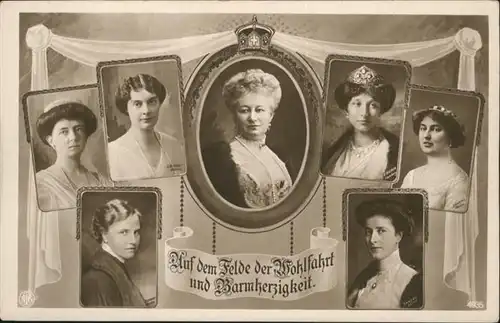 Adel Preussen Kaiserin Auguste Viktoria Kronprinzessin Cecilie  / Koenigshaeuser /