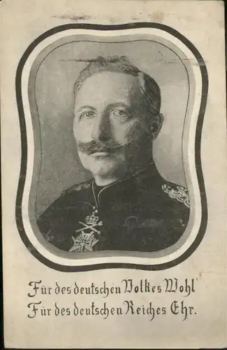 Wilhelm II  / Persoenlichkeiten /