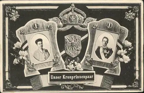 Adel Preussen Kronprinzessin Cecilie Kronprinz Friedrich Wilhelm / Koenigshaeuser /