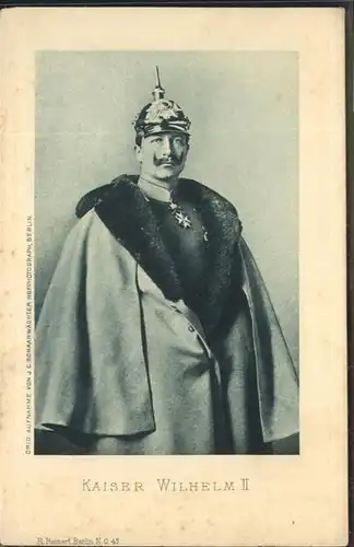 Wilhelm II Pickelhaube / Persoenlichkeiten /