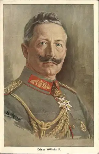 Wilhelm II Kuenstler Hornert / Persoenlichkeiten /