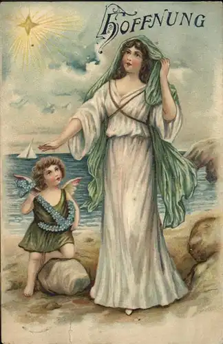 Engel Hoffnung Stern Strand / Religion /