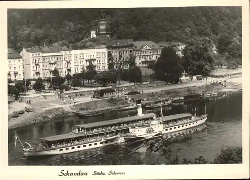 Dampfer Seitenrad Dresden Schandau / Schiffe /