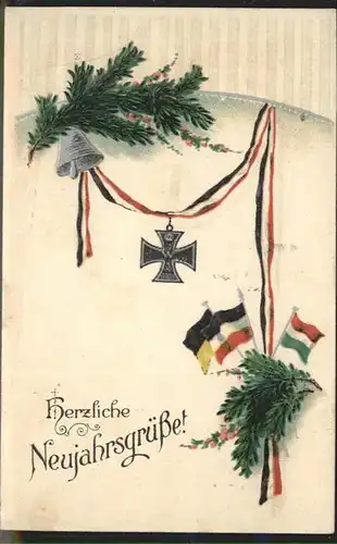Schwarz Weiss Rot Neujahr Eisernes Kreuz / Heraldik /