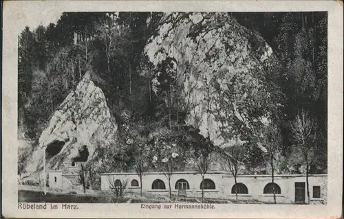 Hoehlen Caves Grottes Ruebeland Hermannshoehle Tropfstein  / Berge /