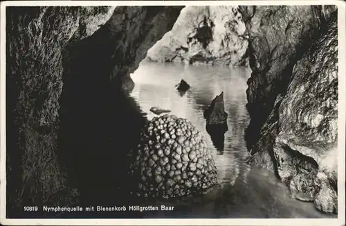 Hoehlen Caves Grottes Nymphenquelle Bienenkorb Hoellgrotten Baar / Berge /