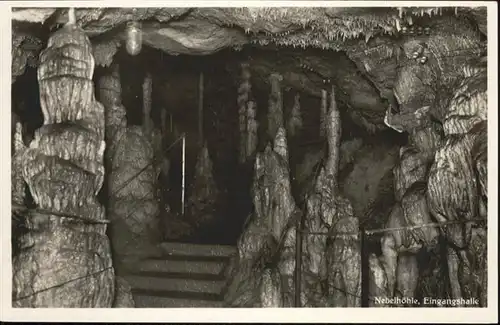 Hoehlen Caves Grottes Nebelhoehle Eingang Tropfsteinhoehle  / Berge /