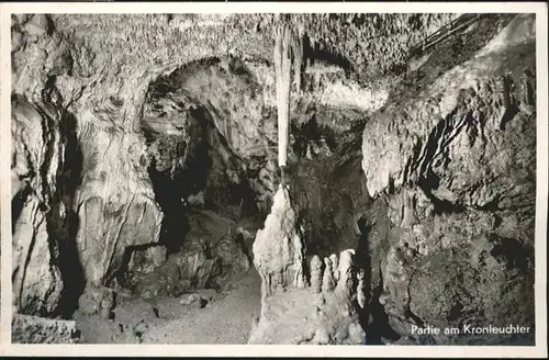 Hoehlen Caves Grottes Kronleuchter Tropfstein Baerenhoehle / Berge /