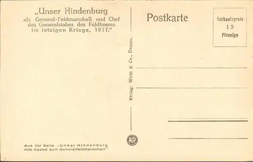 Hindenburg  / Persoenlichkeiten /