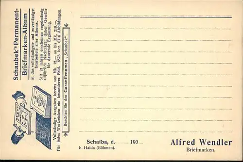 Briefmarke auf Ak Schaubek Permanent Briefarken Album Zwerge  / Besonderheiten /