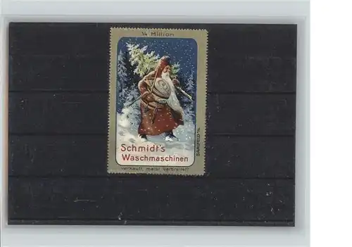 Weihnachtsmann Nikolaus Schmidts Waschmaschinen / Greetings /