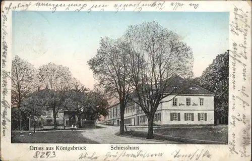Schiesshaus Koenigsbrueck Schiesshaus x