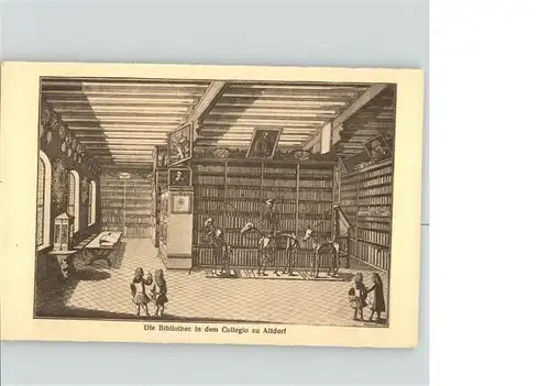 Bibliothek = Library Bibliothek Collegio
