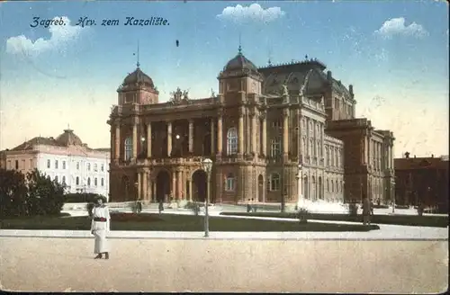 Theatergebaeude Zagreb Kazaliste