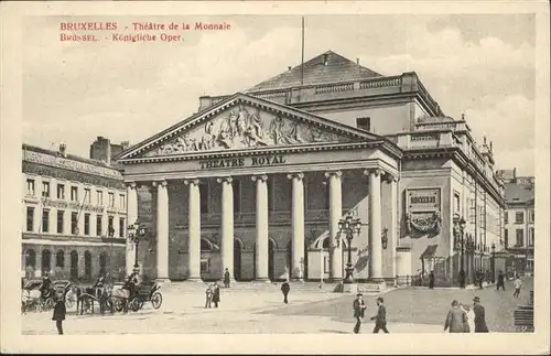 Theatergebaeude Bruxelles Koenigliche Oper