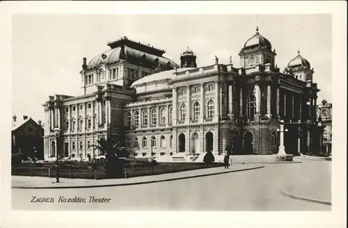 Theatergebaeude Zagreb Kazaliste