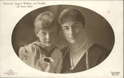 Adel Preussen Prinzessin August Wilhelm Sohn Marine