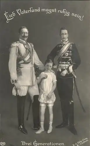 Wilhelm II Kronprinz Friedrich Wilhelm