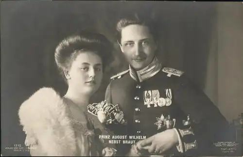 Adel Preussen Prinz August Wilhelm Prinzessin Alexandra