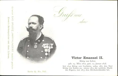 Adel Italien Victor Emanuel II