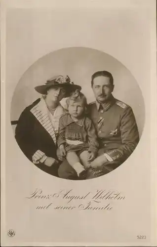 Adel Preussen Prinz August Wilhelm Familie