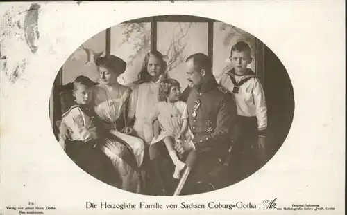 Adel Sachsen Coburg-Gotha Familie