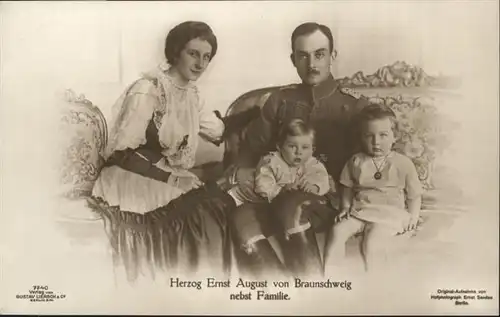 Adel Braunschweig Herzog Ernst August Familie Herzogin Viktoria Luise
