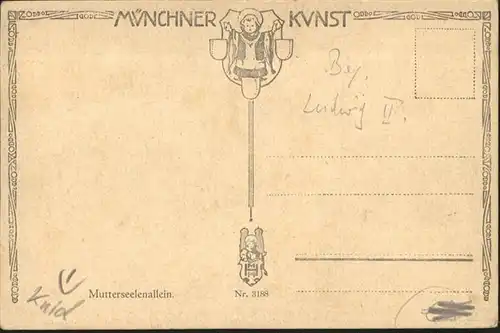 Ludwig II Mutterseelenallein