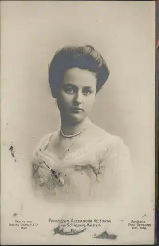 Adel Schleswig Holstein Prinzessin Alexandra Victoria