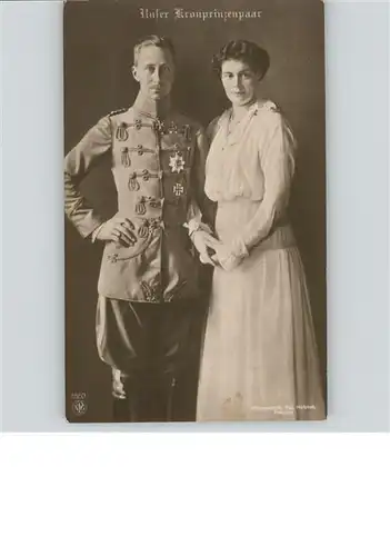 Adel Preussen Kronprinz Friedrich Wilhelm Kronprinzessin Cecilie