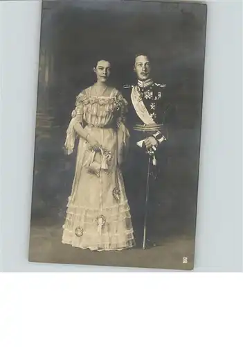 Adel Preussen Kronprinz Friedrich Wilhelm Kronprinzessin Cecilie