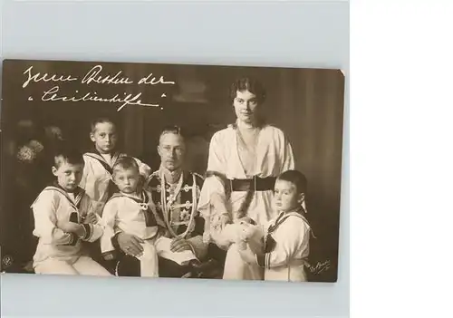 Adel Preussen Kronprinz Friedrich Wilhelm Kronprinzessin Cecilie Kinder Familie