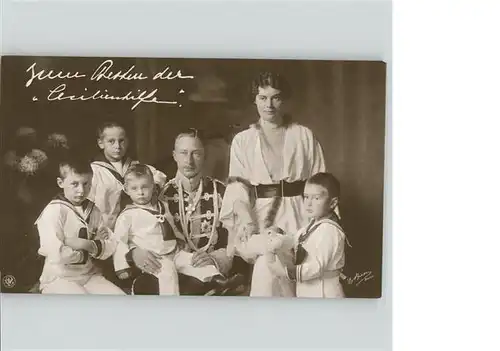 Adel Preussen Kronprinz Friedrich Wilhelm Kronprinzessin Cecilie Kinder Familie