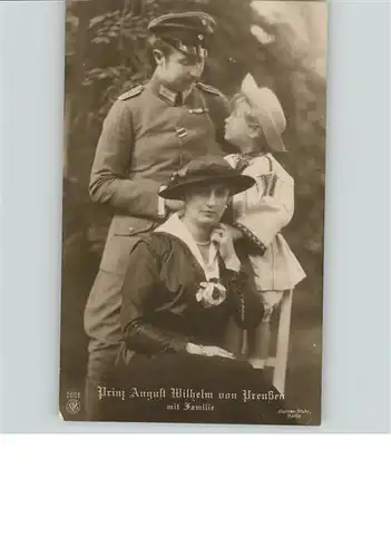 Adel Preussen Prinz August Wilhelm Familie
