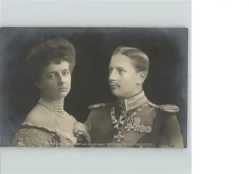 Adel Preussen Prinz Eitel Friedrich Herzogin Sophie Charlotte