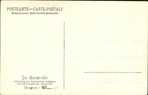 Uhren Wunderuhr Strassburg