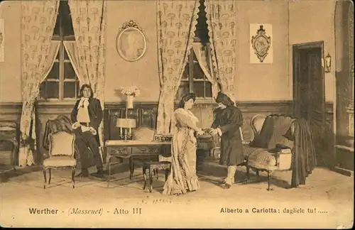Schauspieler Werther Albertor a Carlotta