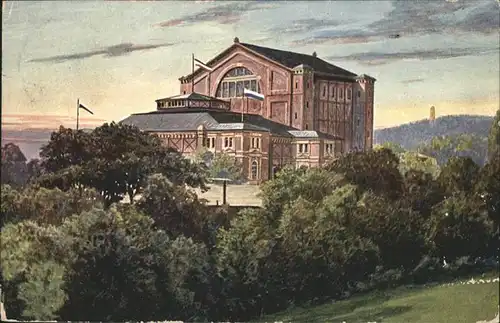 Theatergebaeude Richard Wagner Festspielhaus Bayreuth