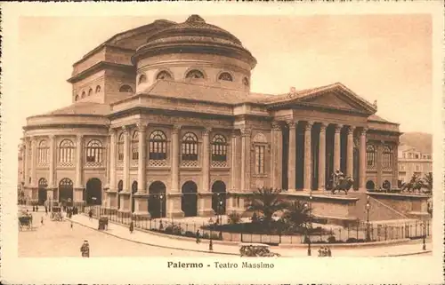 Theatergebaeude Palermo Teatro Massimo