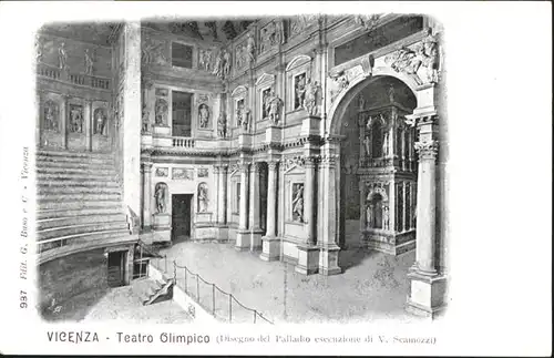 Theatergebaeude Vicenza Teatro Olimpico