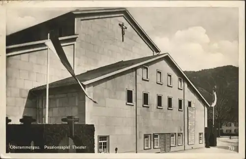 Theatergebaeude Oberammergau Passionsspiel