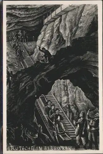 Bergbau Mining Rutsche Bergwerk