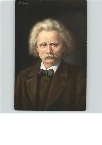 Kuenstlerkarte Edvard Grieg