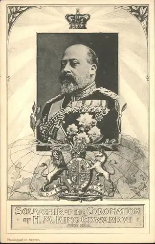 Adel King Edward VII Wappen